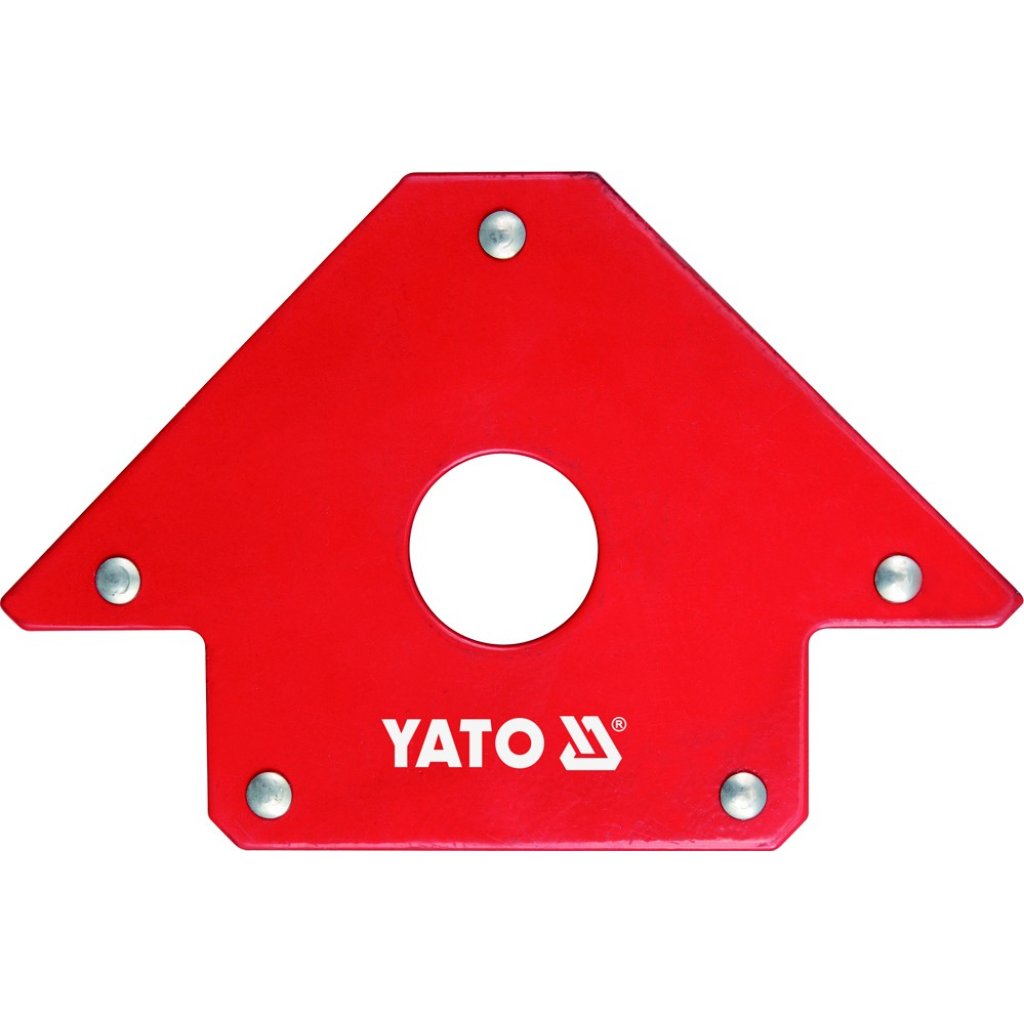 Úhelník magnetický ke svařování 22,5 kg s otvorem, YATO