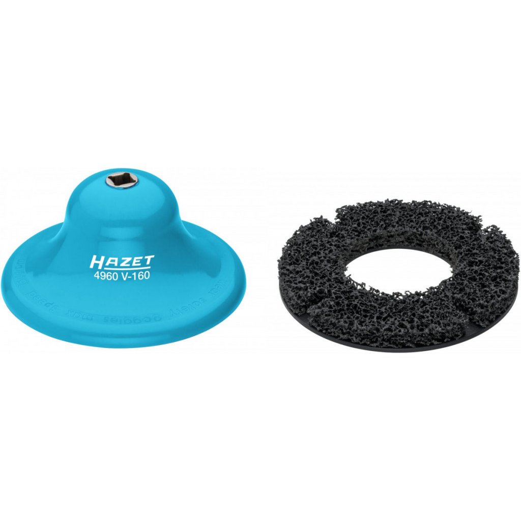 Unašeč brusného kotouče s brusným kotoučem na odstranění rzi z nábojů kol O160 mm Hazet 4960V-160/2 - HA218394