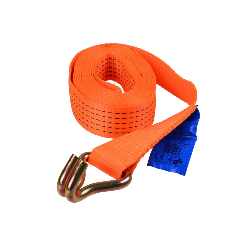 Upínací popruh s háky, 5 t, 6 m - G02356