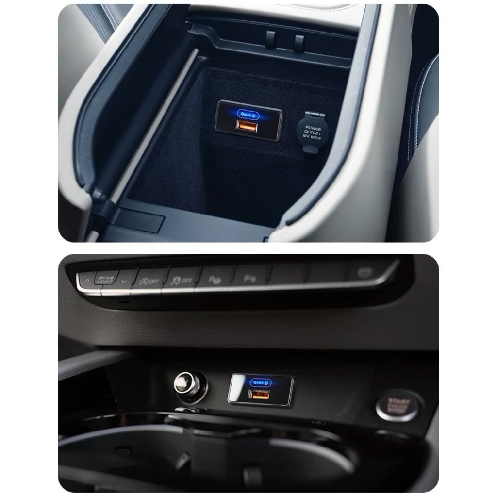USB nabíječka QC3.0 do panelu. 12/24V