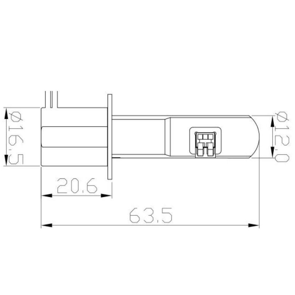 V20 LED H1 bílá, 12/24V, 5000LM