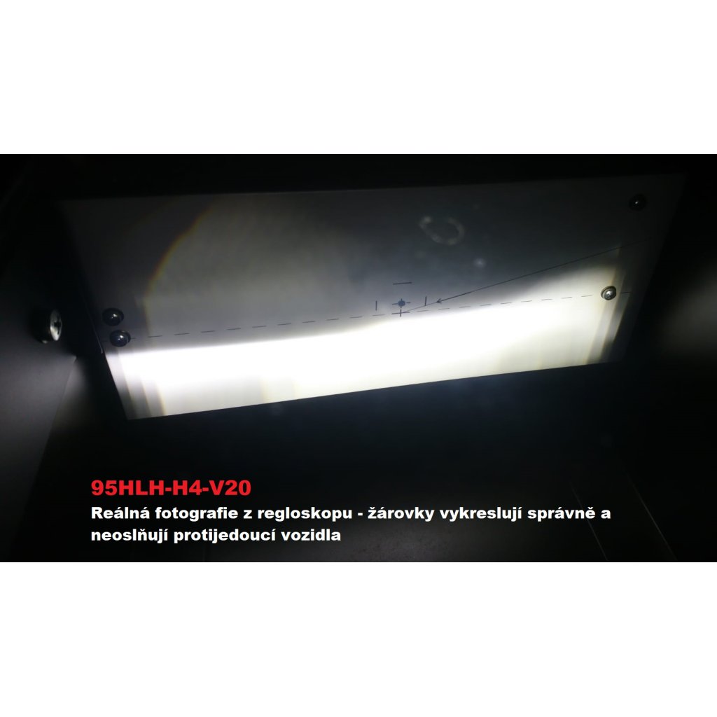 V20 LED H4 bílá, 12/24V, 5000LM