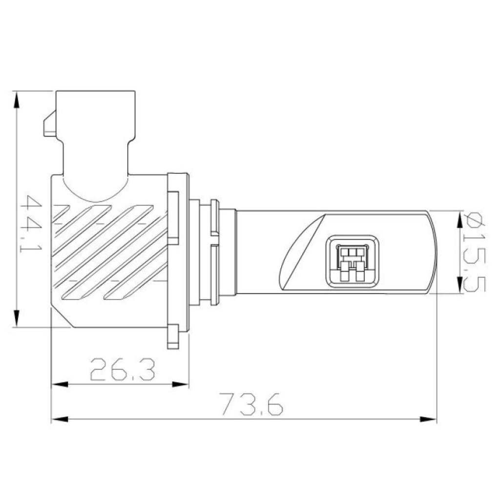 V20 LED HB3 (9005) bílá, 12/24V, 5000LM