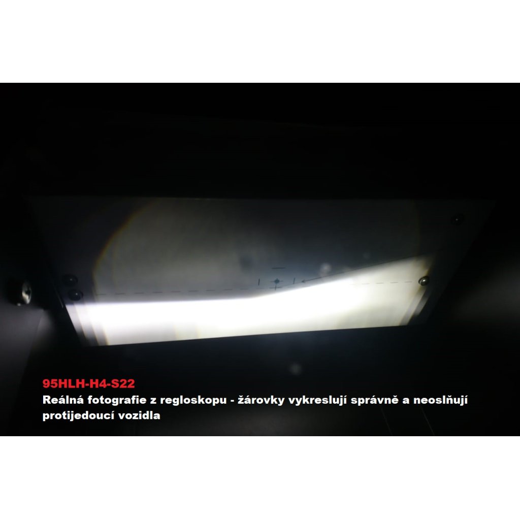 V22 TST LED H4 bílá, 12/24V, 6000LM