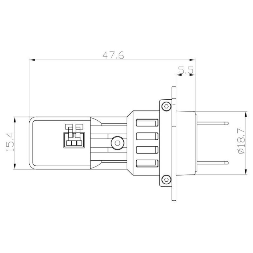 V22 TST LED H7 bílá, 12/24V, 6000LM
