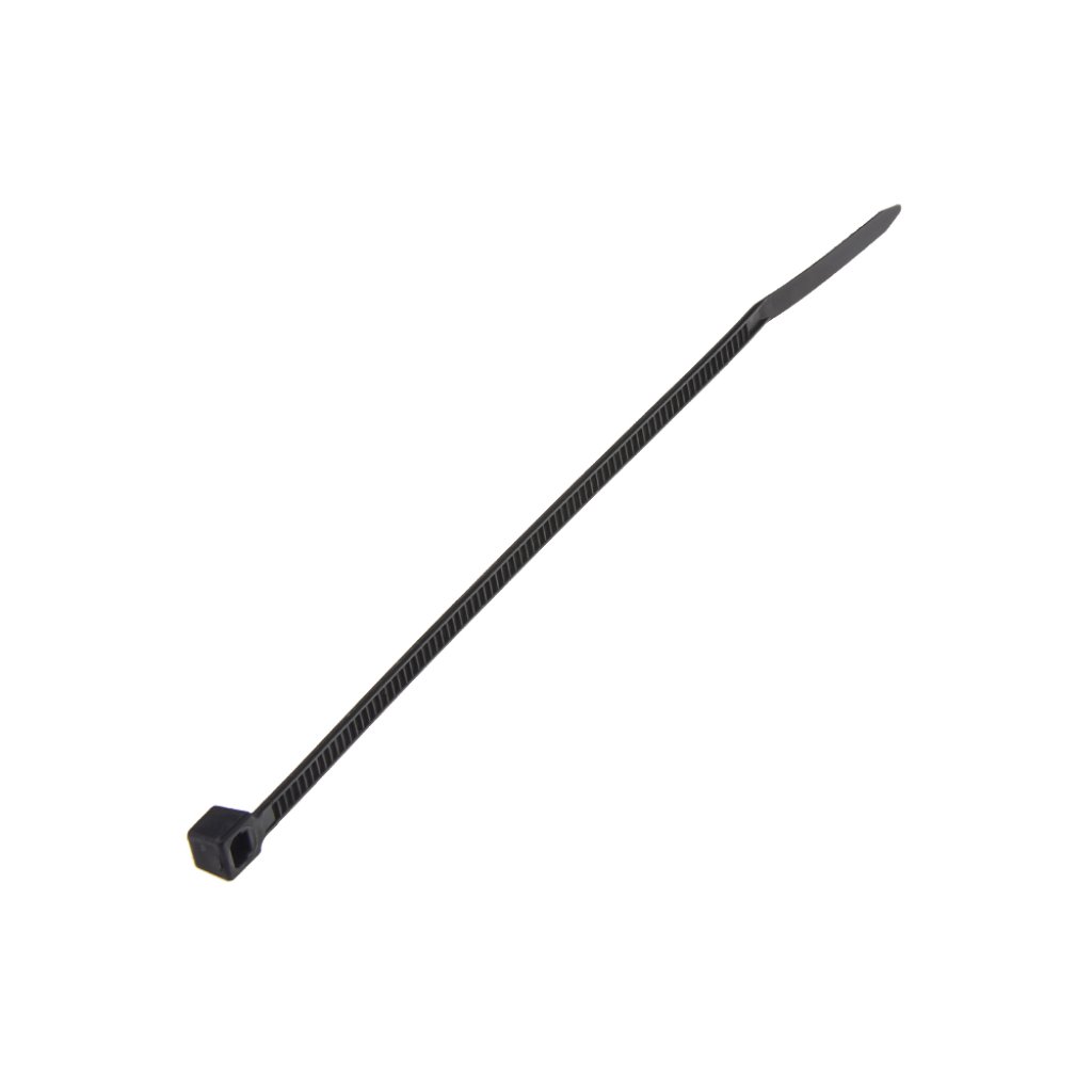 Vázací pásek černý 2,5 x 98 mm, 100 ks