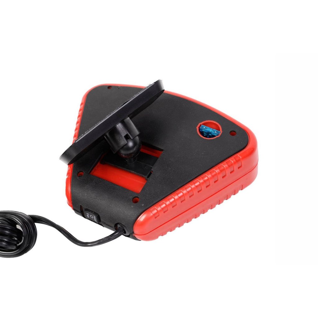 Ventilátor 12V 150W 2v1 s ohřevem a se světlem, kabel 1,5m, 01326