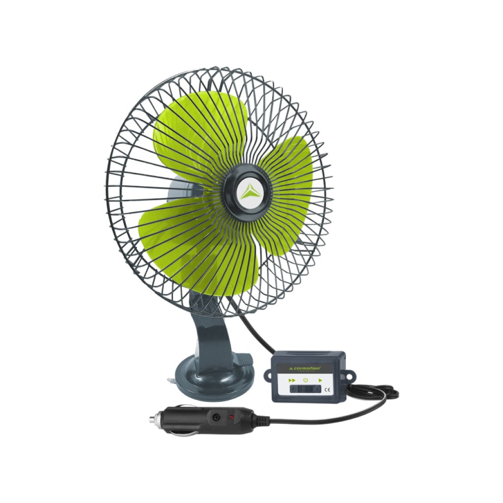 Ventilátor 24V/21W kovový, pr.20cm na přísavku, 86340