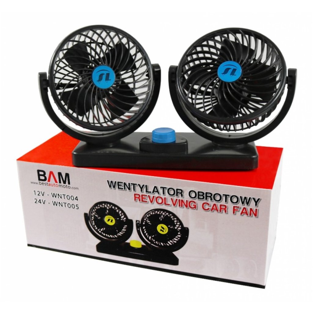 Ventilátor DUO 2x130mm 12V/15W, 10621