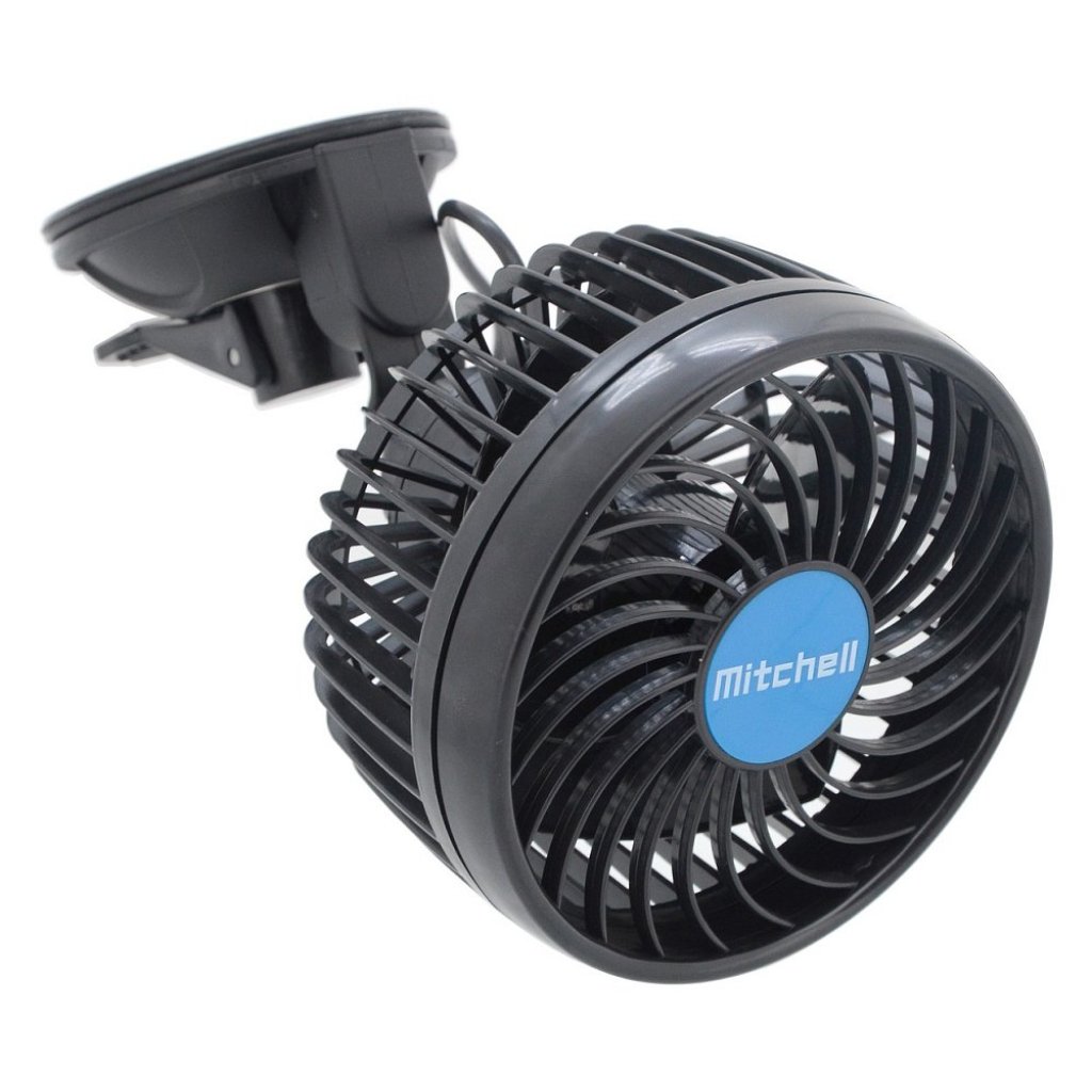 Ventilátor MITCHELL 115mm 12V na přísavku, 07216