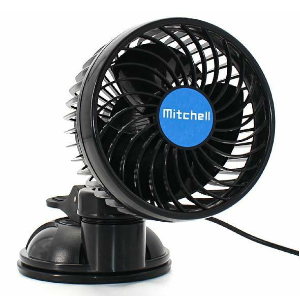 Ventilátor MITCHELL 150mm 12V na přísavku, 61008