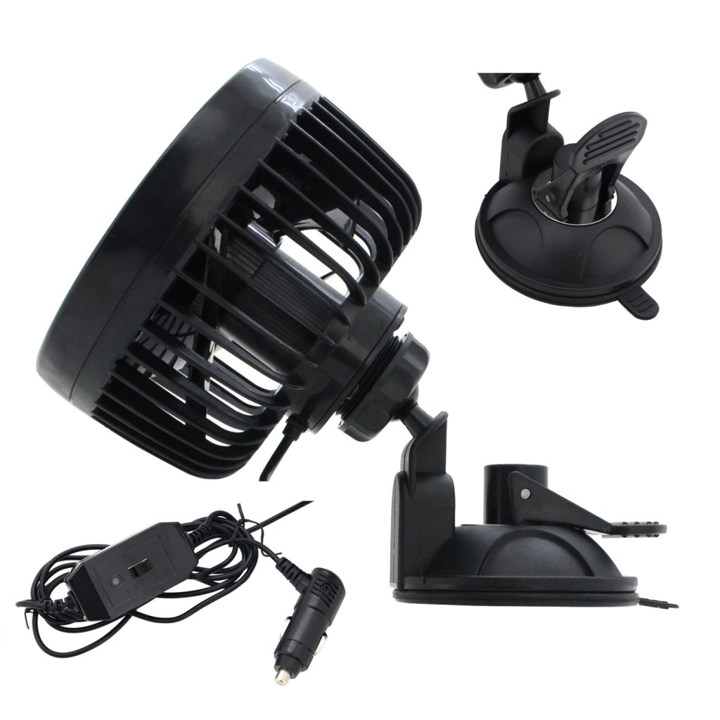 Ventilátor MITCHELL 150mm 12V na přísavku, 61008