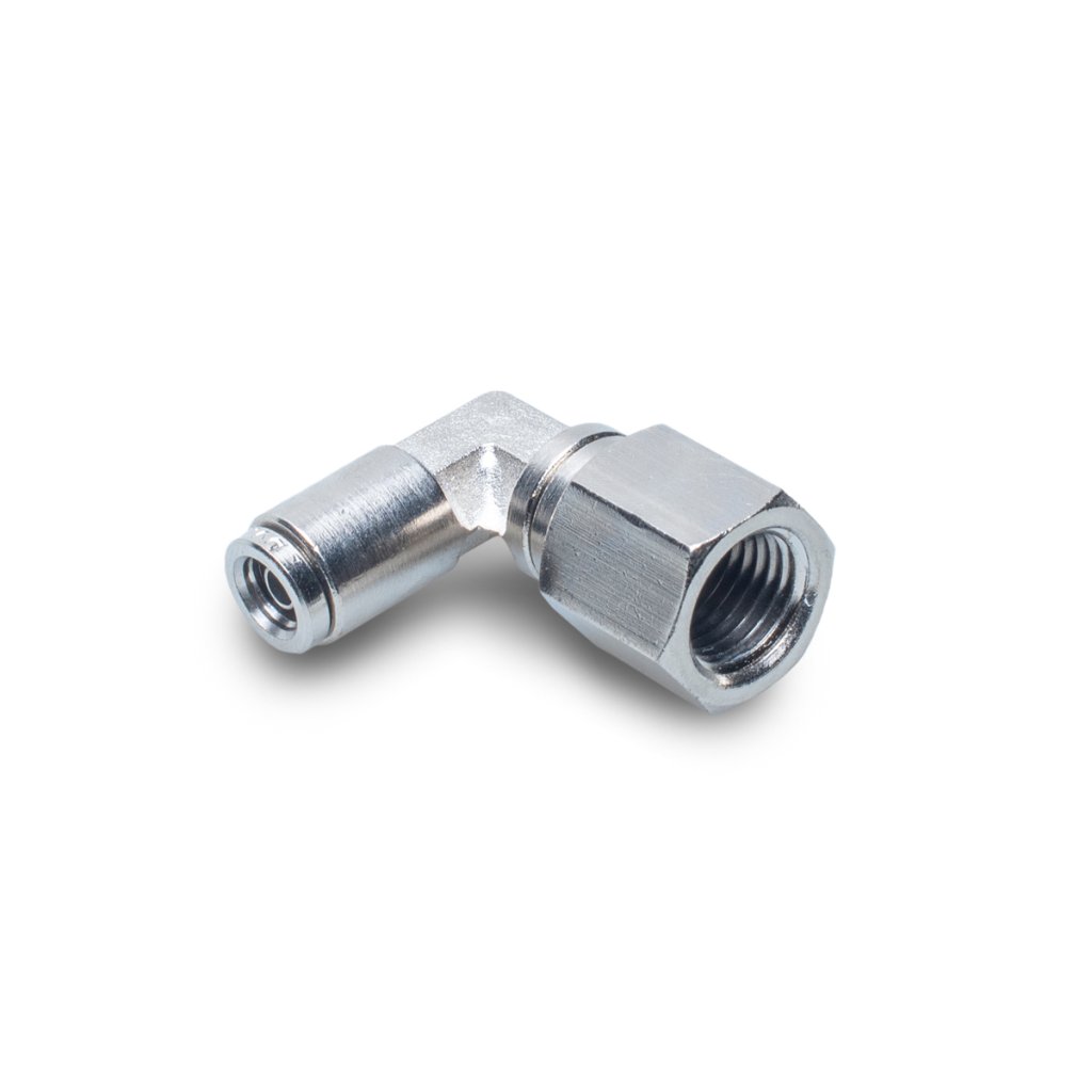 VIAIR fitinka redukční koleno 90 stupňů, rozměr: závit 1/4" (samice) / hadička 1/4"
