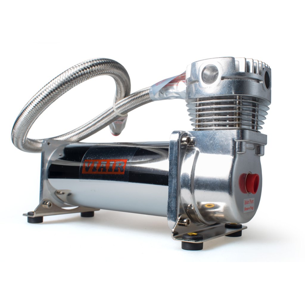 VIAIR vzduchový kompresor 480C Chrom, max. tlak 13,79 bar (200 PSI) / 52,7 litrů/min