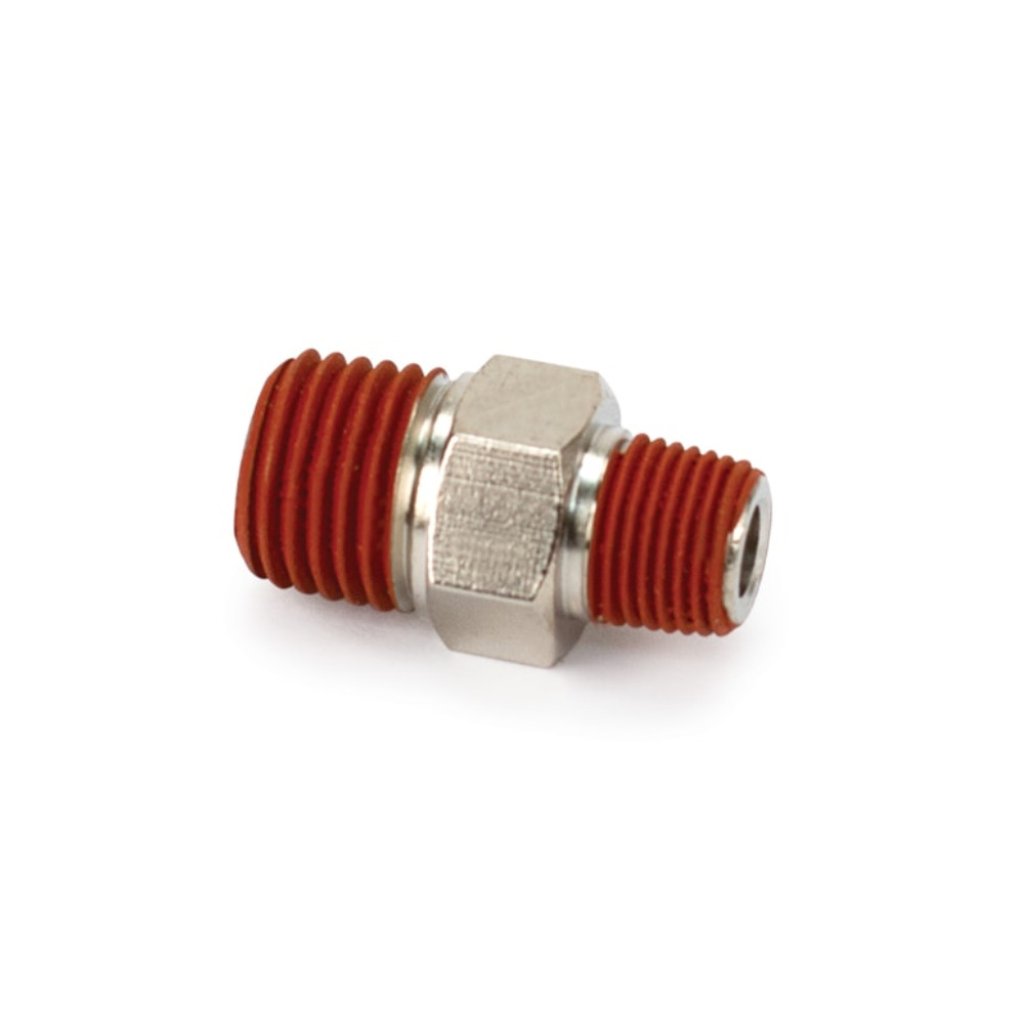 VIAIR závitová redukce, rozměr: závit 1/4" (samec) / 3/8" (samec)