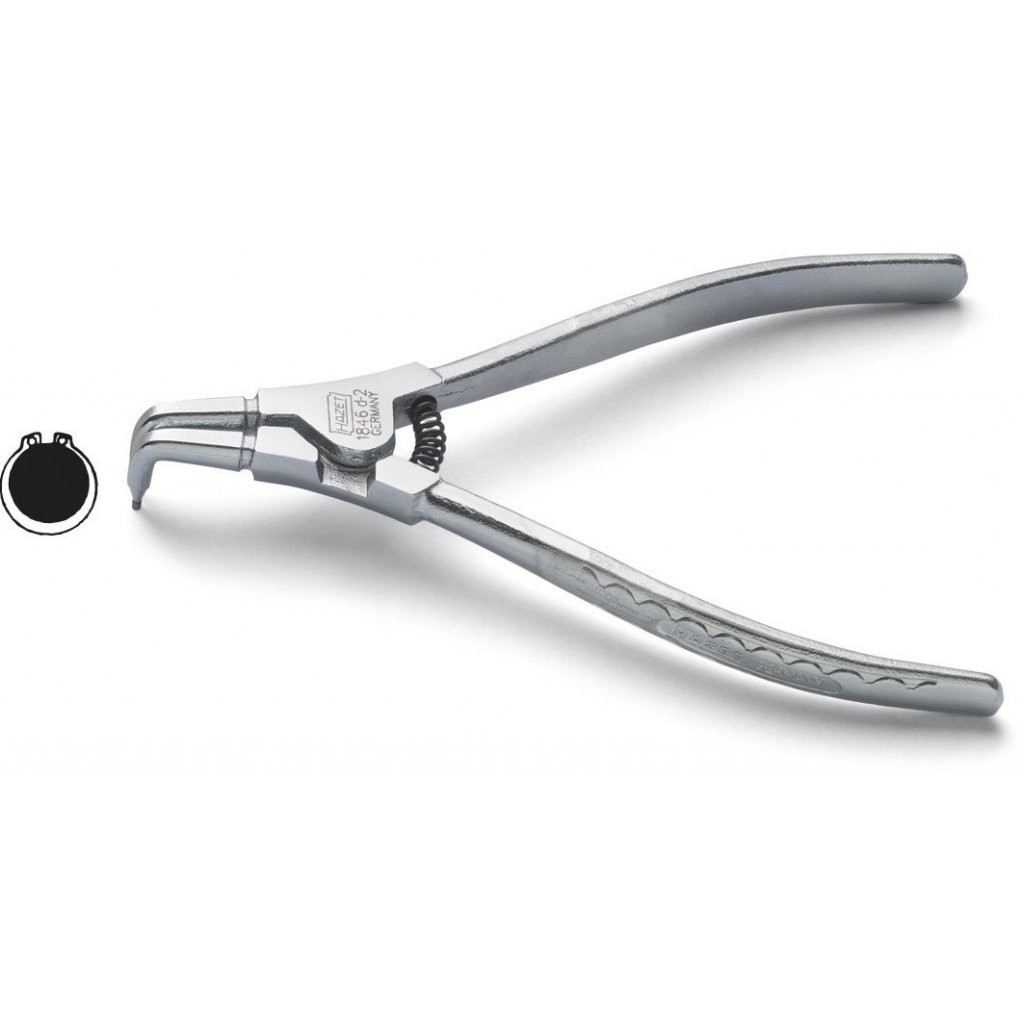 Vnější zahnuté kleště na pojistné kroužky 140 mm (1846D-1) - HA006953