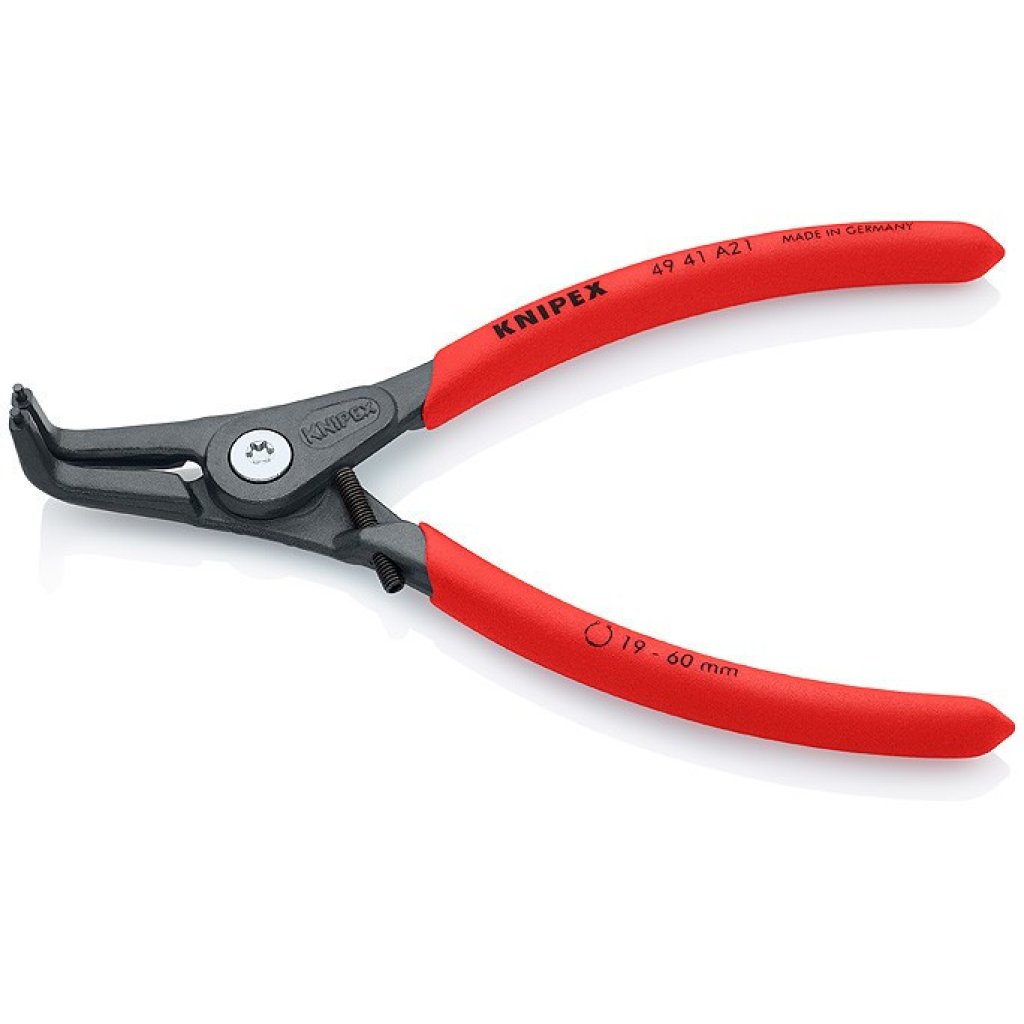 Vnější zahnuté kleště na pojistné kroužky 165 mm - 4941A21 Knipex