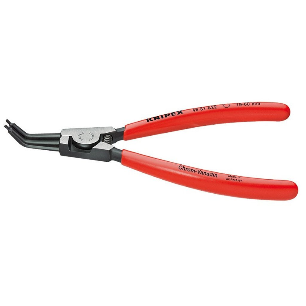 Vnější zahnuté kleště na pojistné kroužky 210 mm - 4631A32 Knipex