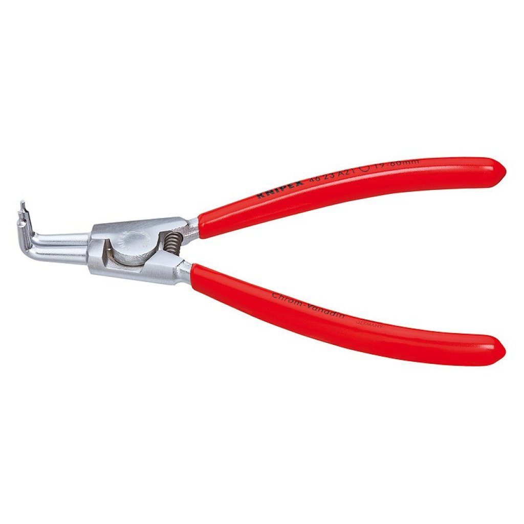 Vnější zahnuté kleště na pojistné kroužky chromované 170 mm - 4623A21 Knipex