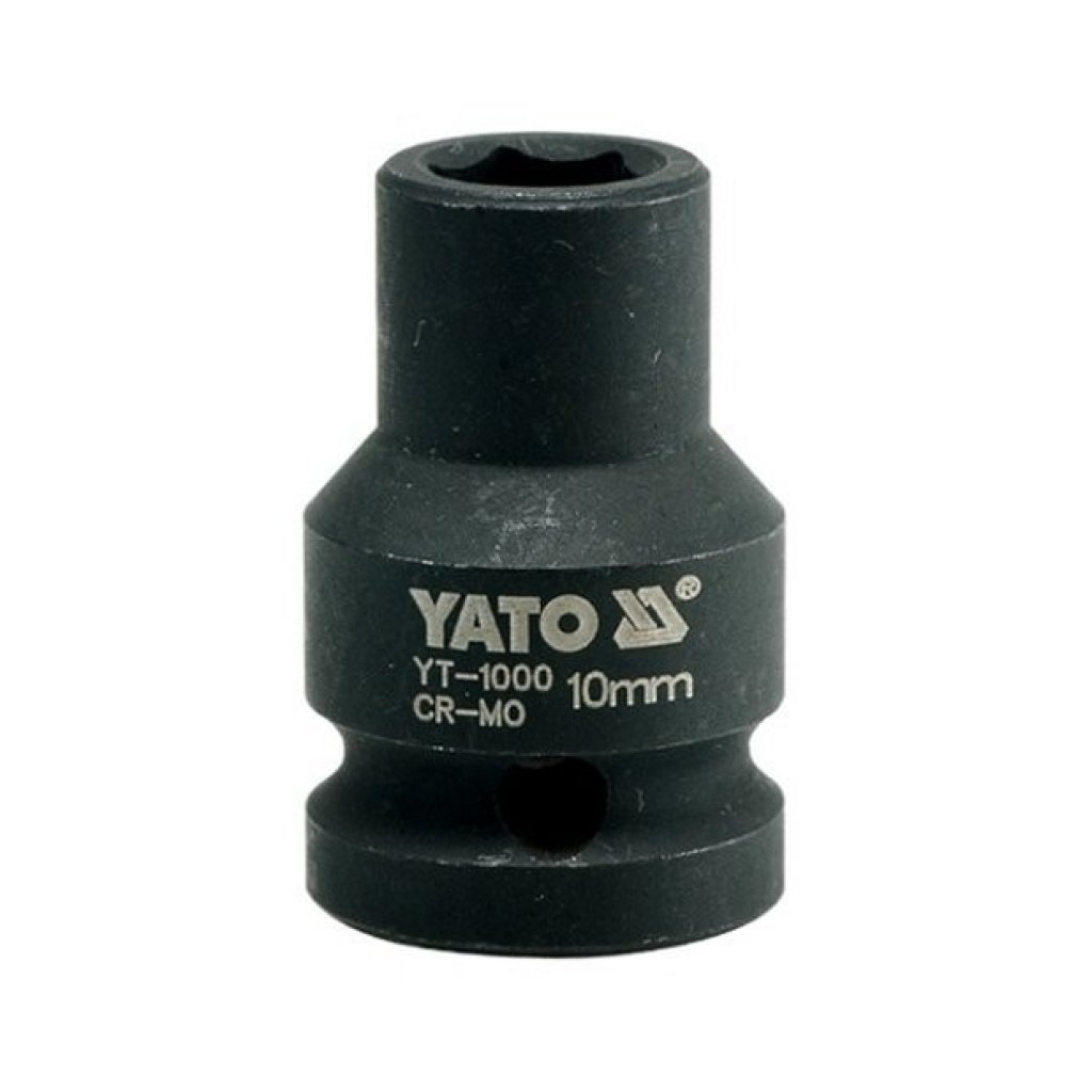 Vnitřní nástrčný klíč 1/2" šestihranný 10 mm CrMo YATO - YT-1000