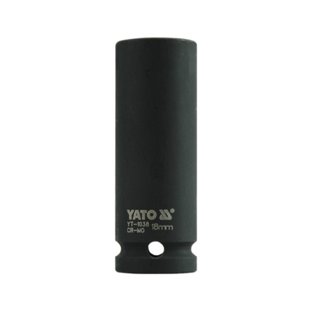 Vnitřní nástrčný klíč 1/2" šestihranný 18 mm CrMo YATO - YT-1038