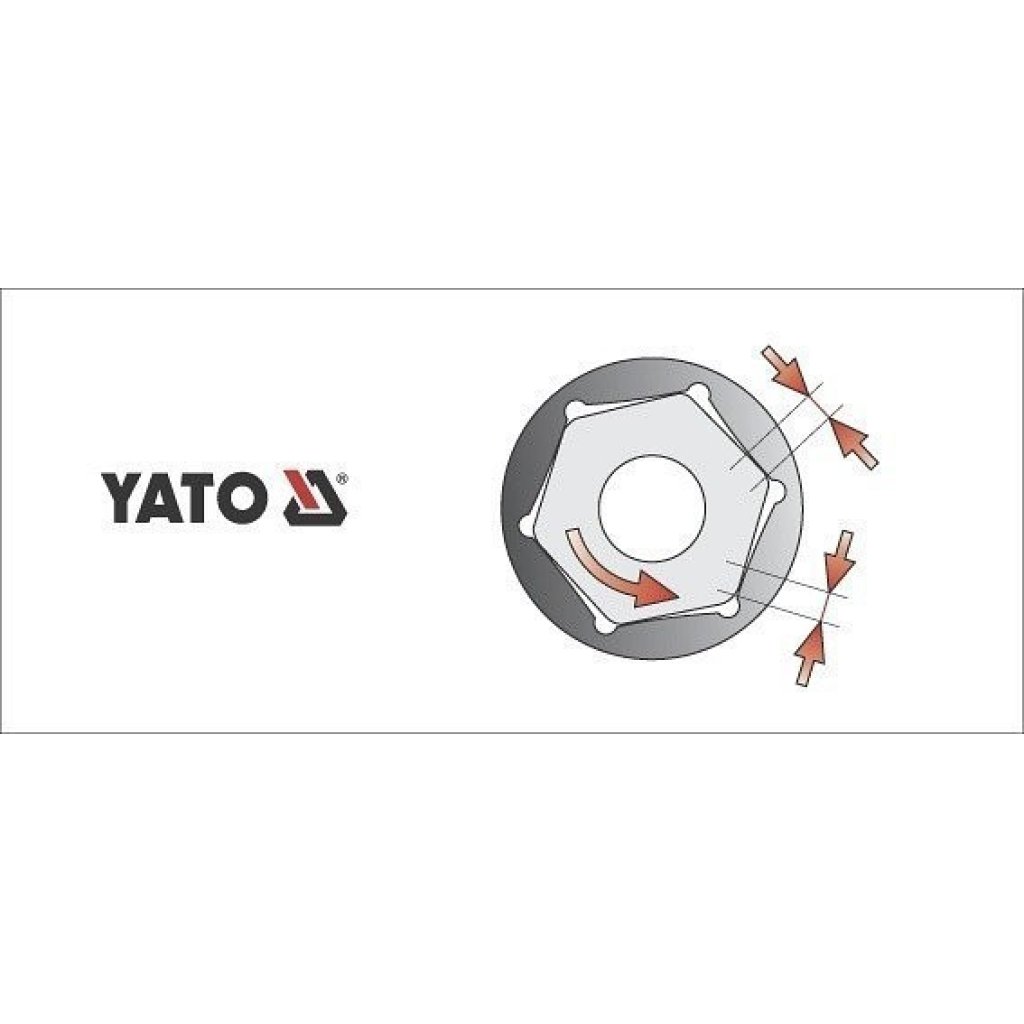 Vnitřní nástrčný klíč 1/4" šestihranný 5,5 mm YATO - YT-1404