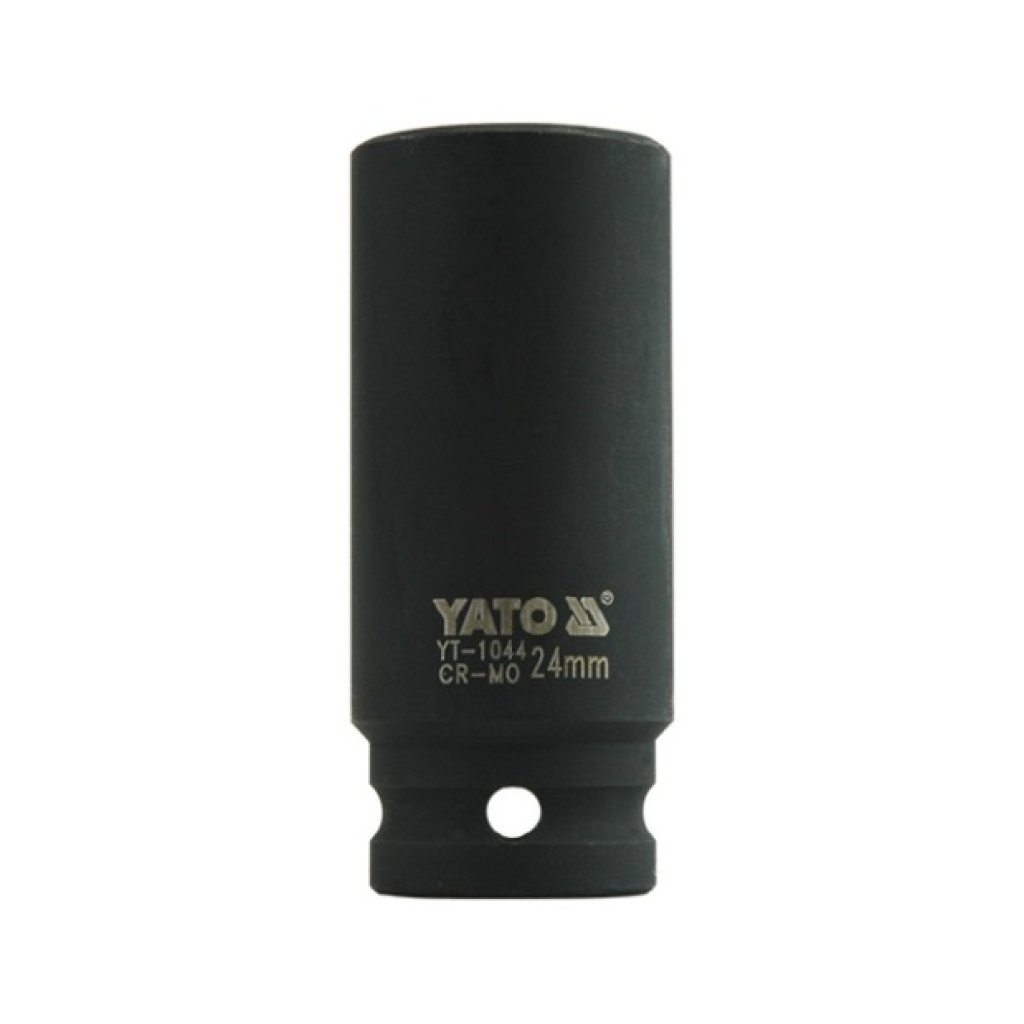 Vnitřní nástrčný klíč hluboký 1/2" šestihranný 24 mm CrMo YATO - YT-1044