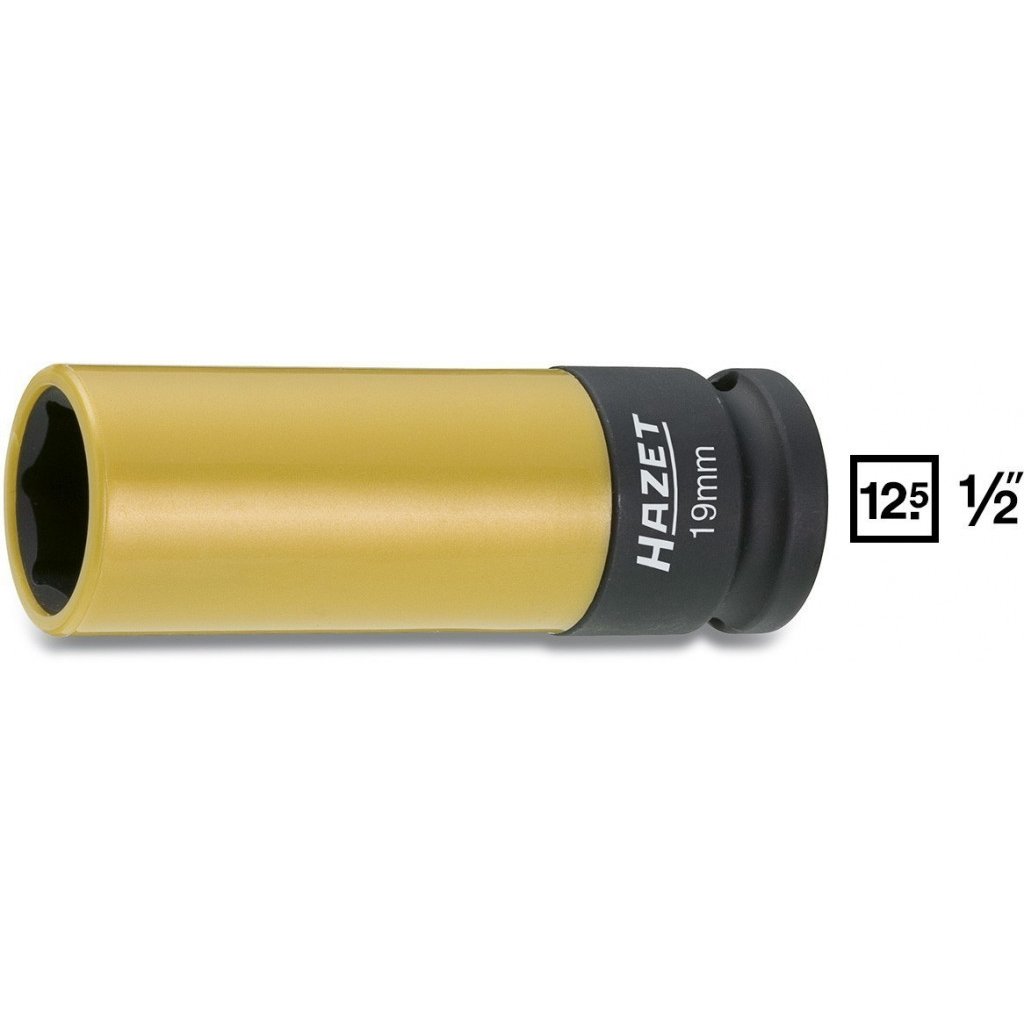 Vnitřní nástrčný klíč silový 1/2" 19 mm 6-hr. Hazet - HA045839