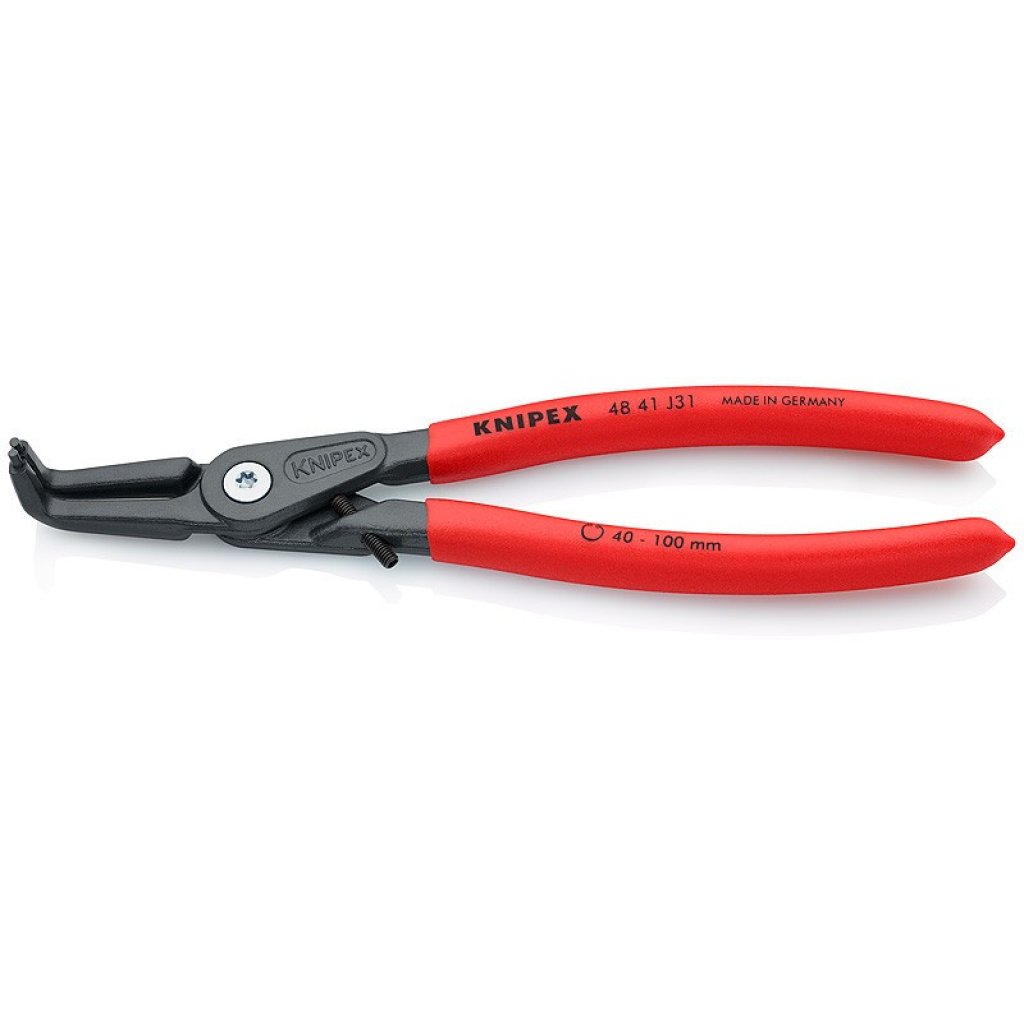 Vnitřní zahnuté kleště na pojistné kroužky 210 mm - 4841J31 Knipex
