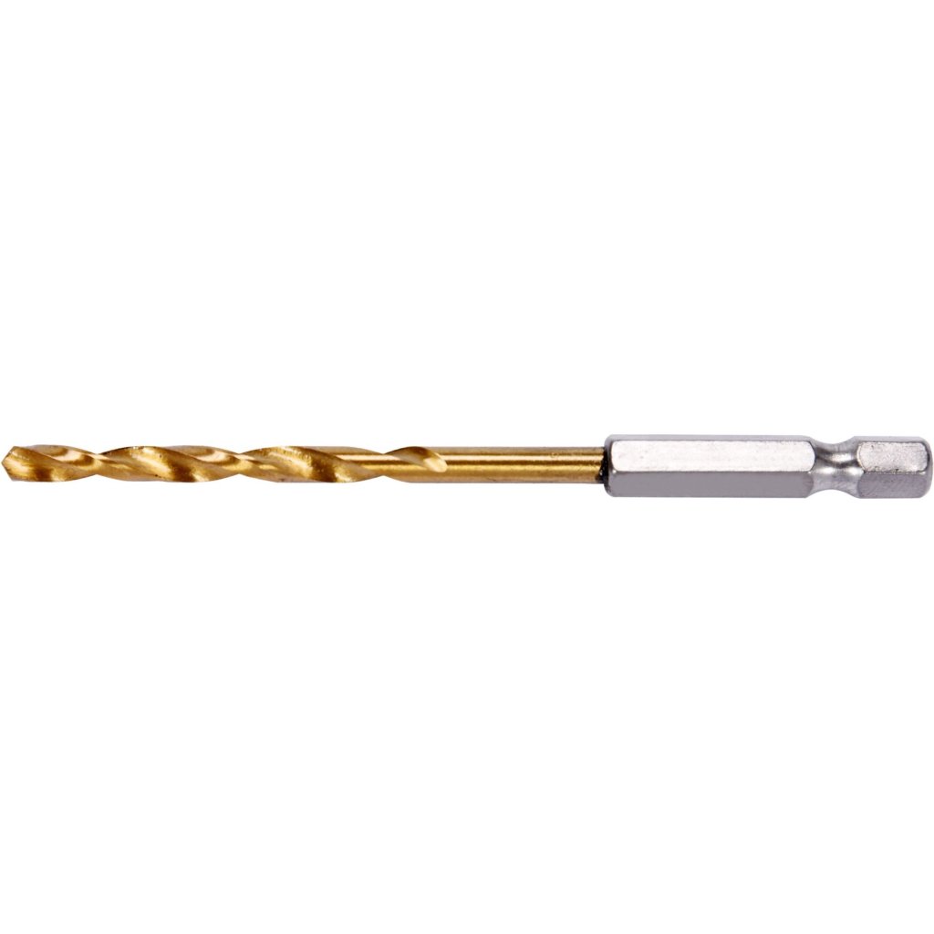Vrták na kov 4,8mm TITAN HEX 1/4", délka 106mm - YT-44760