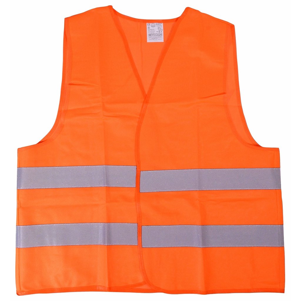 Výstražná reflexní vesta XXL oranžová, 01512