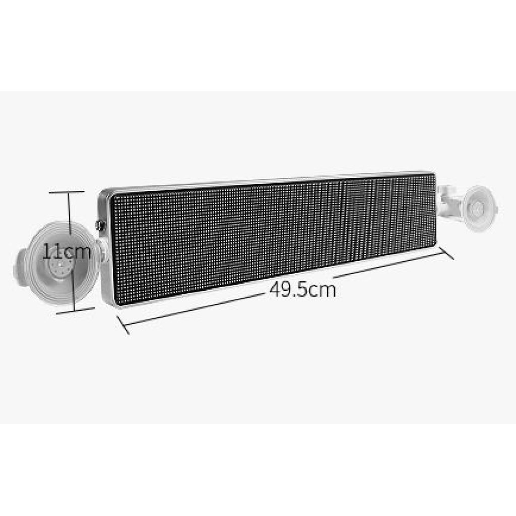 Wifi LED banner – plnobarevný displej s vysokým jasem 49,5 cm x 11 cm
