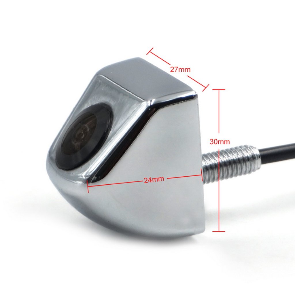 x AHD 720 mini kamera 4PIN stříbrná, PAL vnější