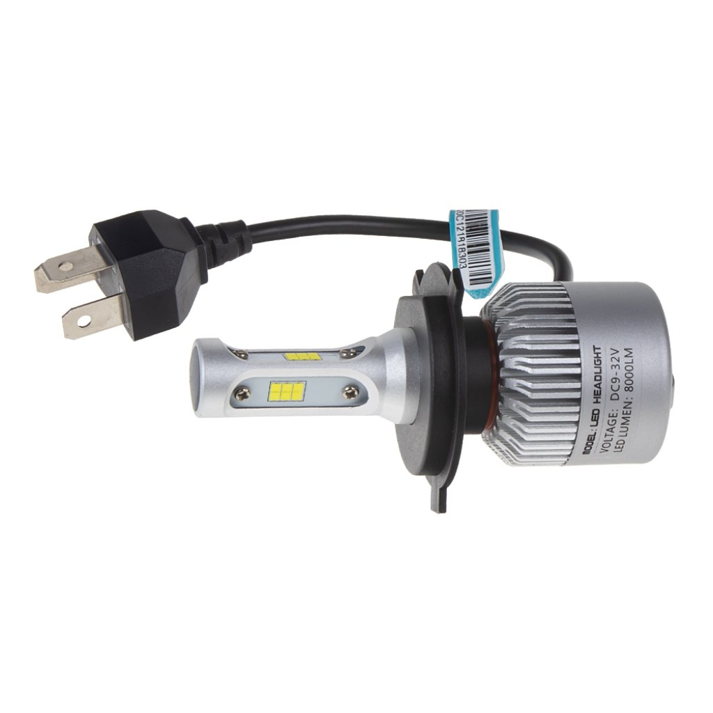 x CSP LED H4 bílá, 9-32V, 4000LM