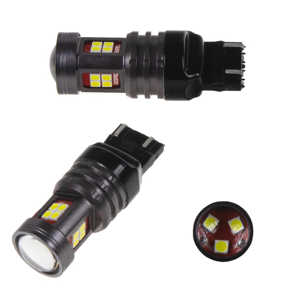 x LED T20 (7443) bílá, 12-24V, 15LED/2835SMD