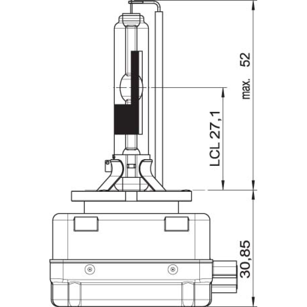 x OSRAM 12V D3R 35W xenarc (1ks)
