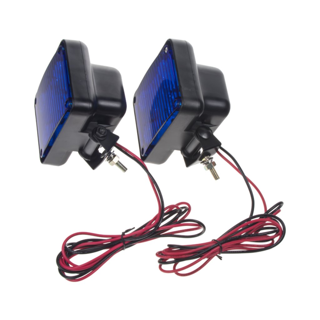 x PREDATOR LED vnitřní, 12V, 10x LED 1W, modrý