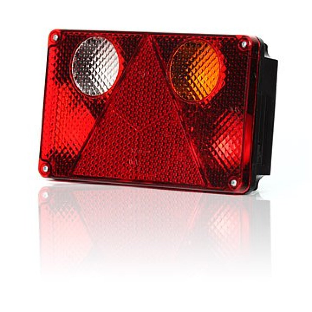 Zadní sdružené světlo pravé, 12V (24V), s couvacím světlem, W21P