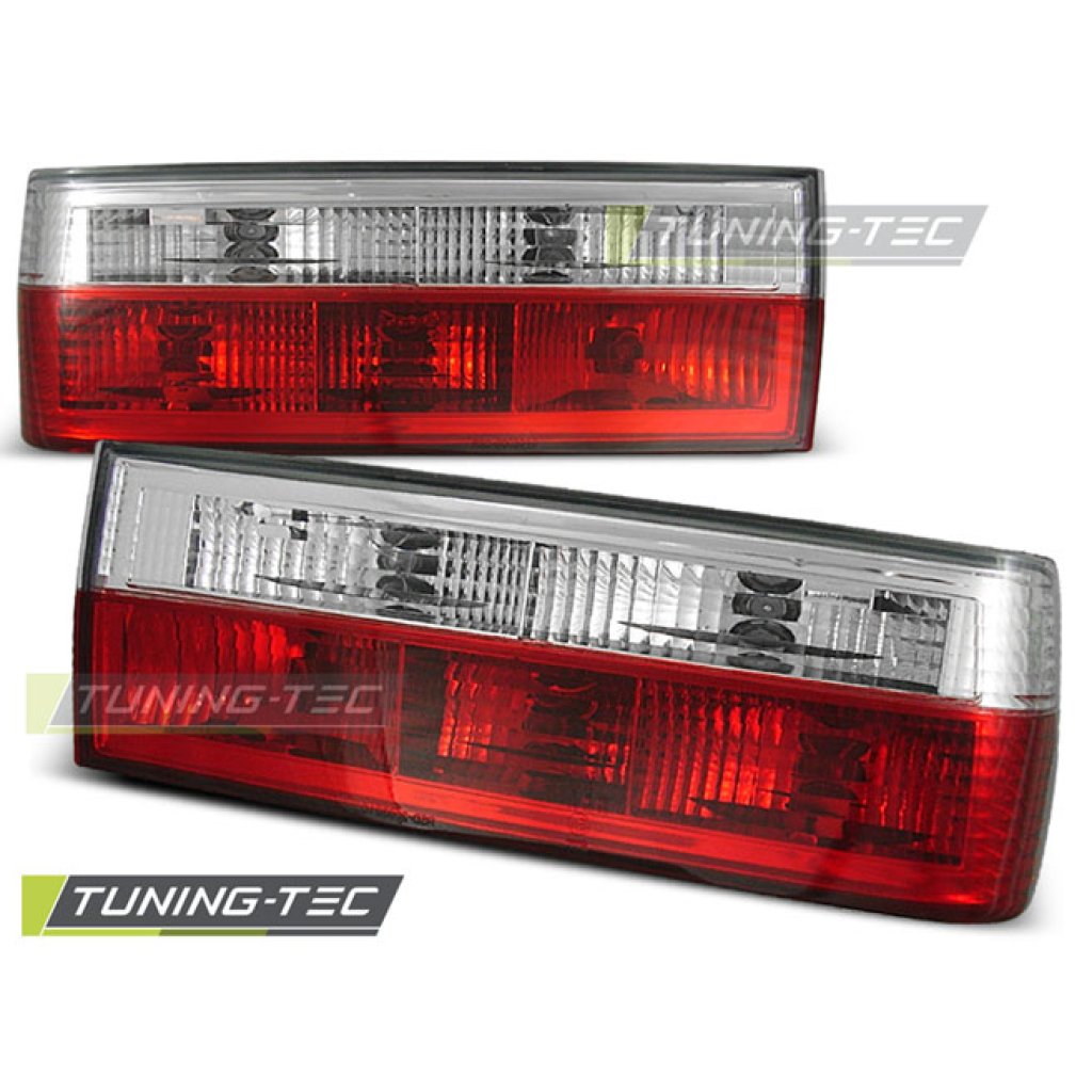 Zadní světla BMW E30 červená/chrom 82-87
