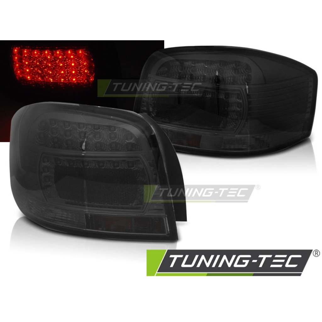 Zadní světla LED Audi A3 8P 03-08 kouřová