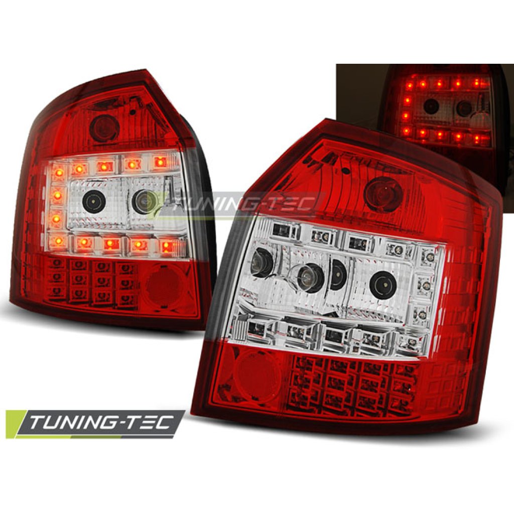 Zadní světla LED Audi A4 B6 - 8E Avant 01-04 červená