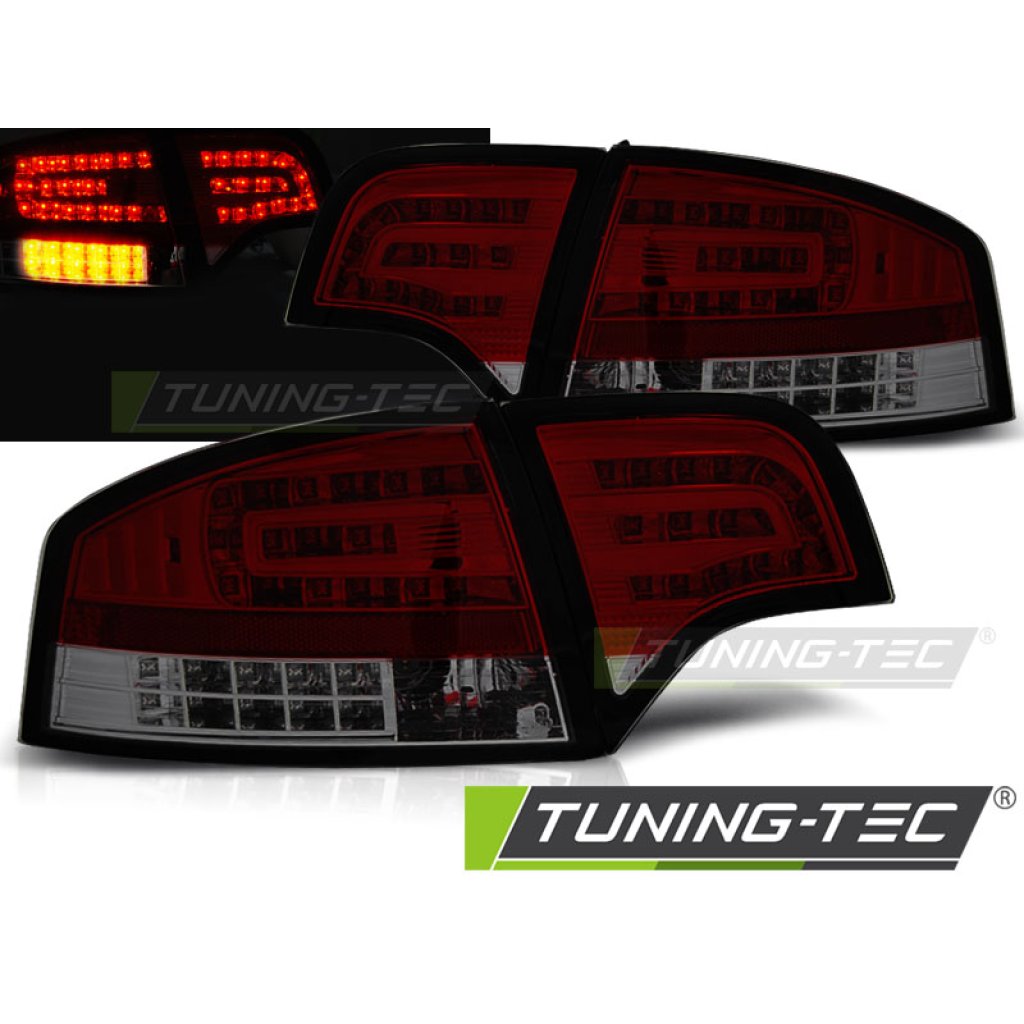 Zadní světla LED Audi A4 B7 04-08 Limo červená/kouřová