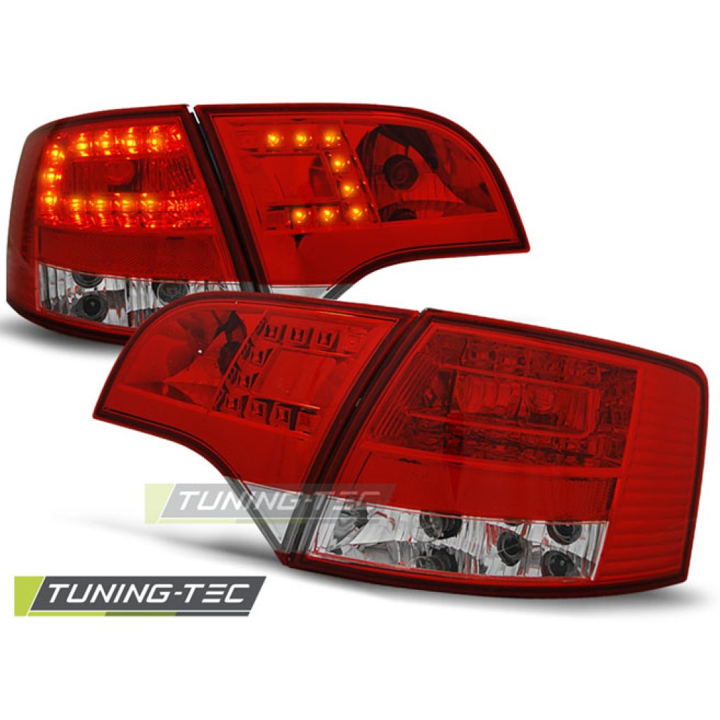 Zadní světla LED AUDI A4 B7 Avant červená/bílá 04-08