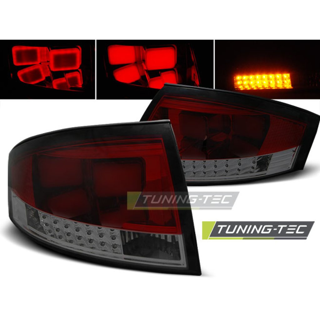 Zadní světla LED Audi TT 8N3 / 8N9 98-05 červená/kouřová