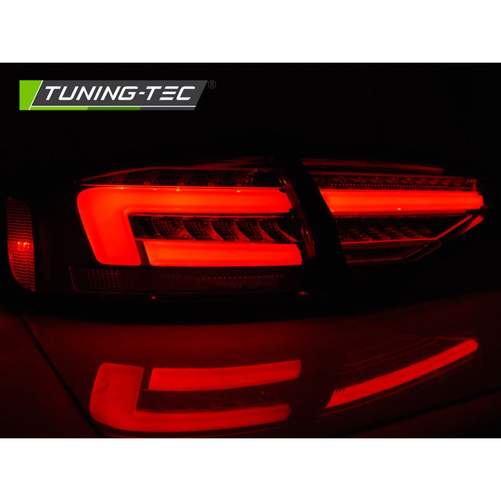 Zadní světla LED BAR a dynamickým blinkrem,AUDI A4 B8 12-15 sedan kouřová