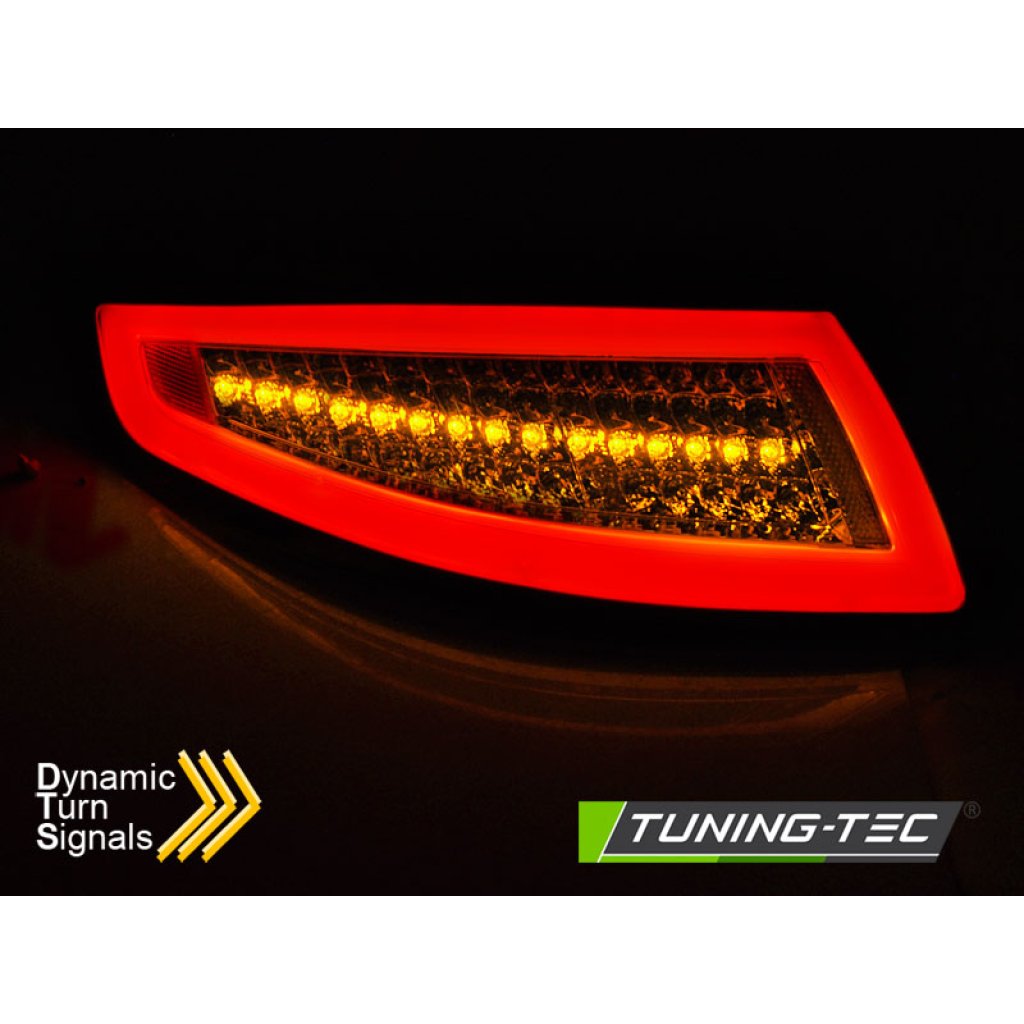 Zadní světla LED BAR a dynamickým blinkrem, Porsche 911 997 04-09 červená/kouřová