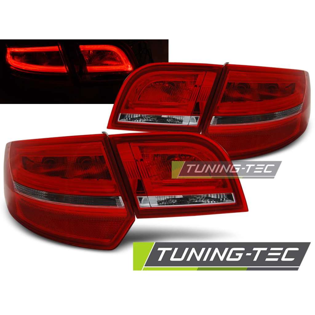 Zadní světla LED bar Audi A3 8P 04-08 Sportback červená