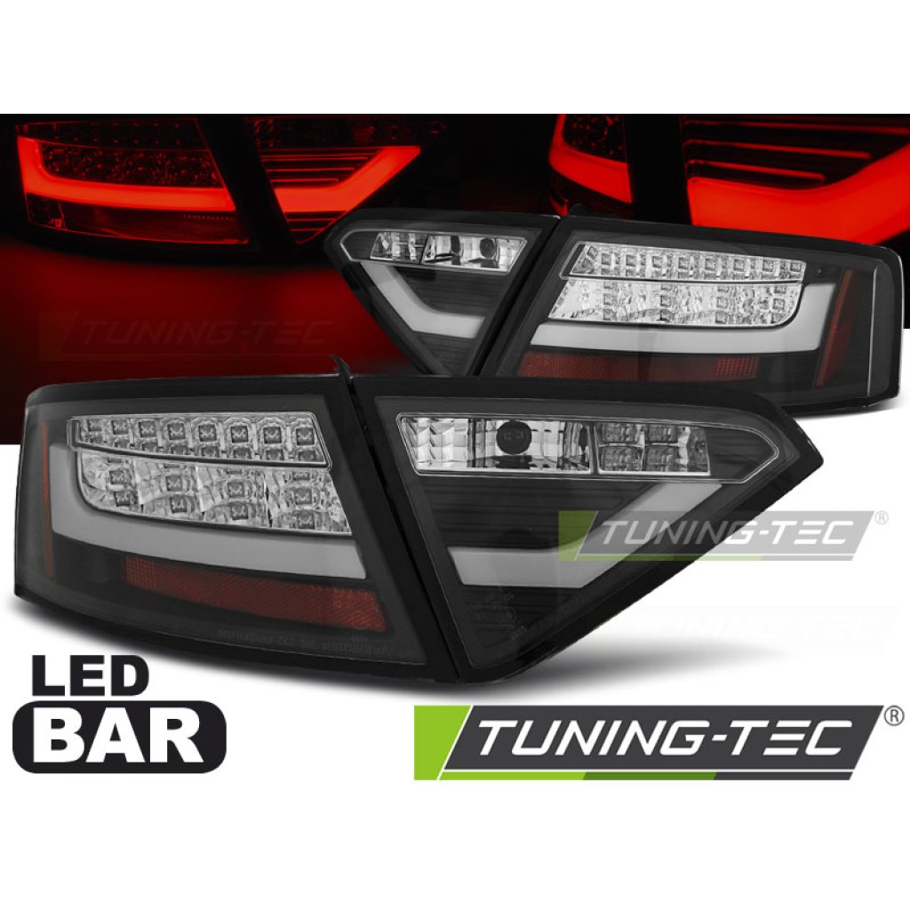 Zadní světla LED BAR AUDI A5 Coupe 07-11 černá