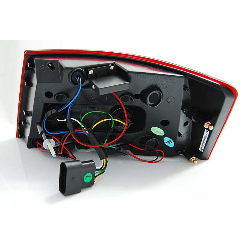 Zadní světla LED bar Audi A6 C6 04-08 sedan 6-pin kouřová