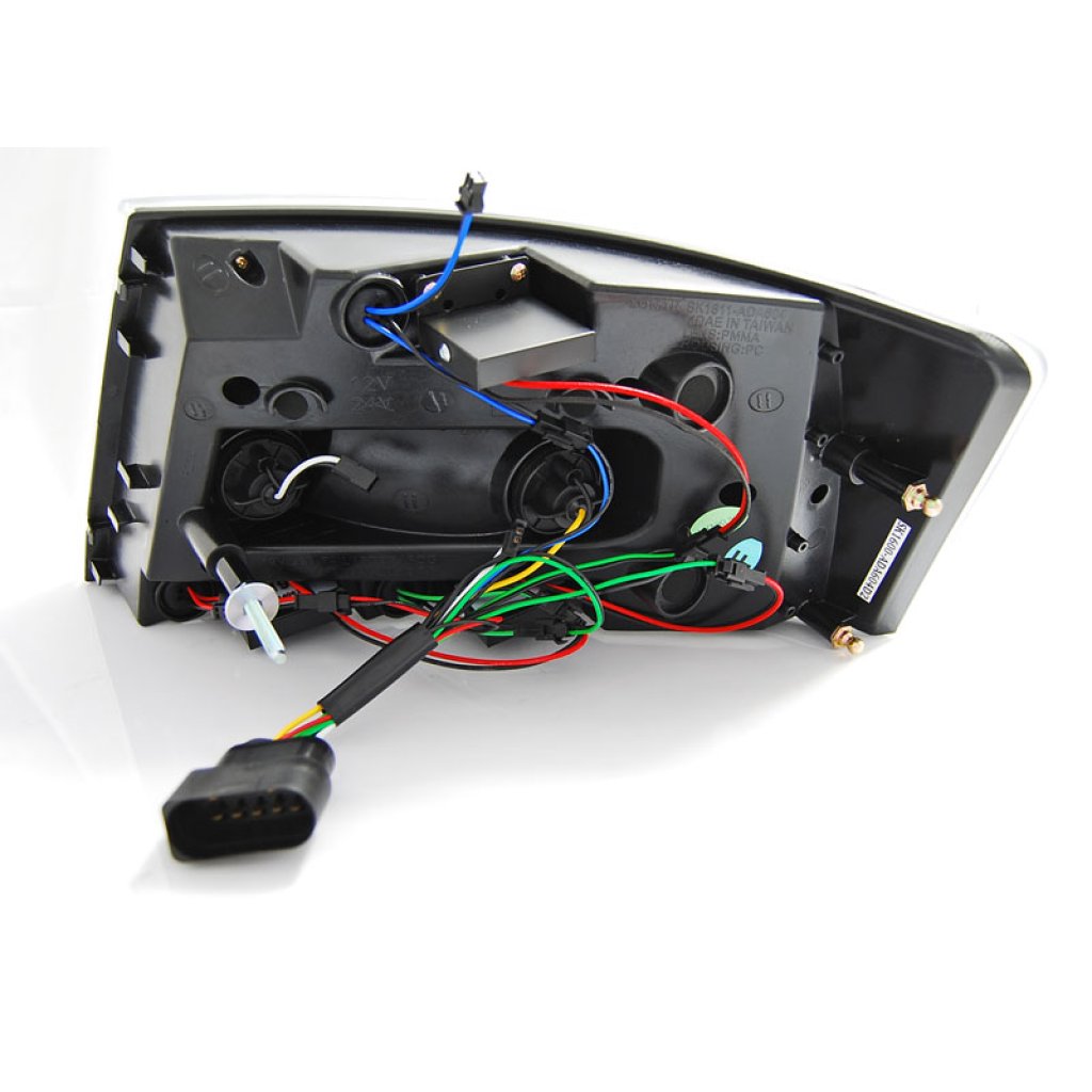 Zadní světla LED bar Audi A6 C6 04-08 sedan 7-pin černá